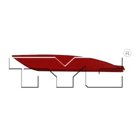 Tyc Tyc Nsf Certified Reflector Assembly, 17-0297-00 17-0297-00